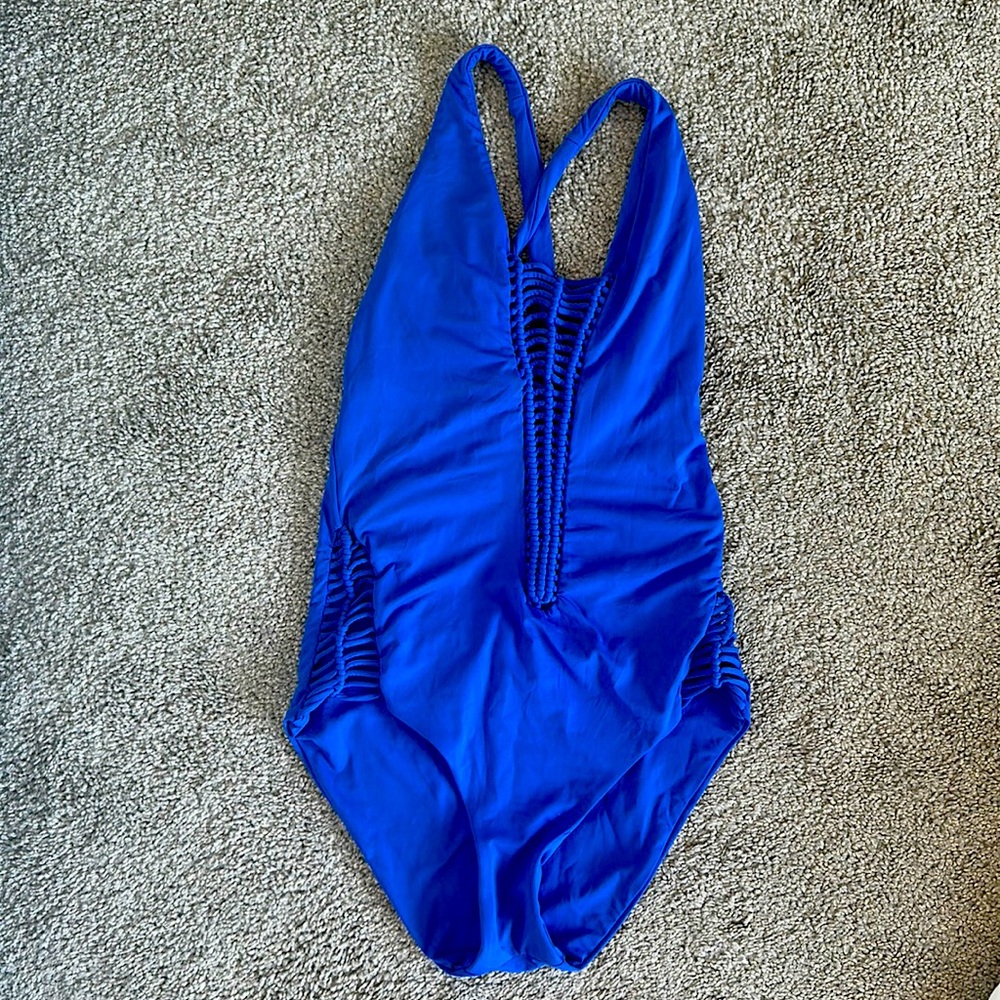 BECCA Cobalt Blue One Piece Swimsuit